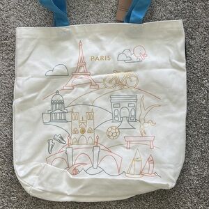 💙NWT💙Starbucks Paris 2024 Olympics Tote Bag Blue Limited Edition